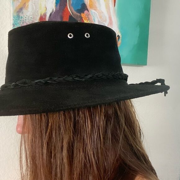 COPY - Suede Boho Western Hat - Picture 1 of 5
